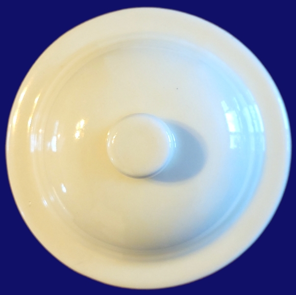 Vtg Canister Crockpot Ceramic Geese 1 Qt Oven Proof Lidded Flour Beans - Picture 3 of 7